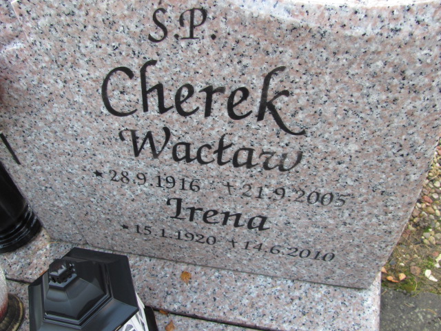 Wacław CHEREK 1916 Tczew - Grobonet - Wyszukiwarka osób pochowanych