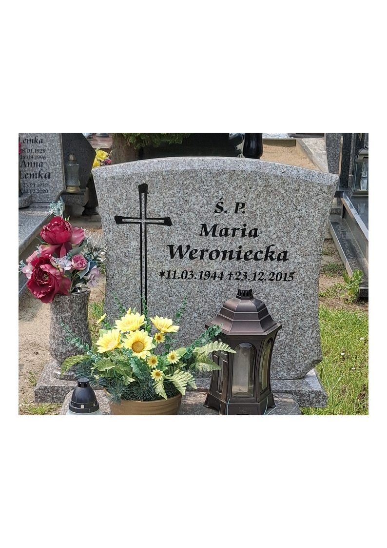 Maria WERONIECKA 1944 Tczew - Grobonet - Wyszukiwarka osób pochowanych