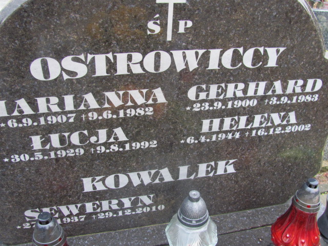 Helena OSTROWICKA 1944 Tczew - Grobonet - Wyszukiwarka osób pochowanych