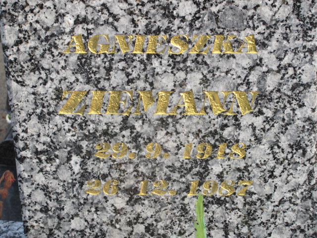 Zygfryd ZIEMANN 1918 Tczew - Grobonet - Wyszukiwarka osób pochowanych