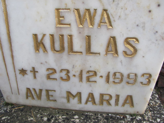 Ewa Kullas 1993 Tczew - Grobonet - Wyszukiwarka osób pochowanych
