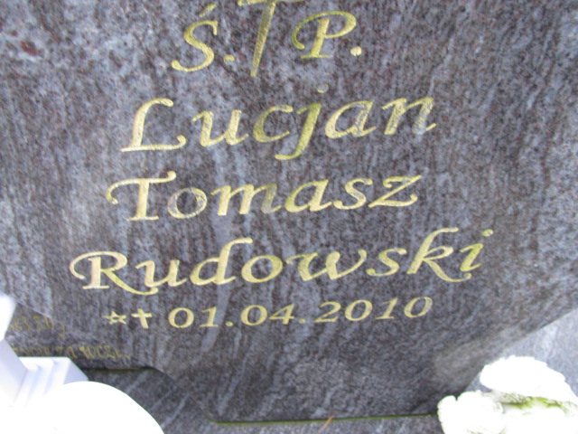 Lucjan Tomasz Rudowski 2010 Tczew - Grobonet - Wyszukiwarka osób pochowanych
