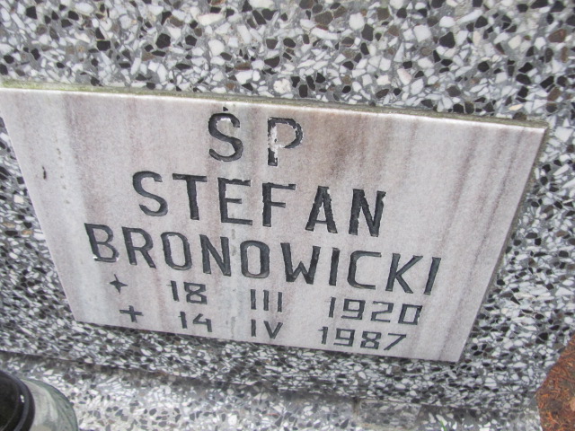 Stefan BRONOWICKI 1920 Tczew - Grobonet - Wyszukiwarka osób pochowanych