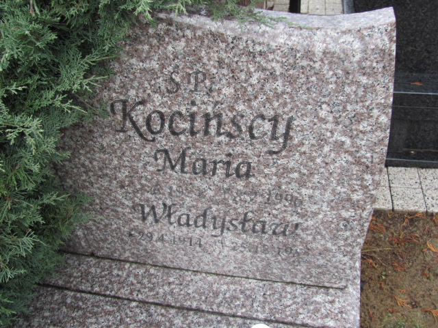 Władysław KOCIŃSKI 1914 Tczew - Grobonet - Wyszukiwarka osób pochowanych