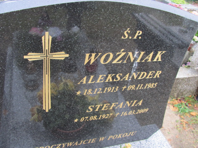 Aleksander WOŻNIAK 1913 Tczew - Grobonet - Wyszukiwarka osób pochowanych