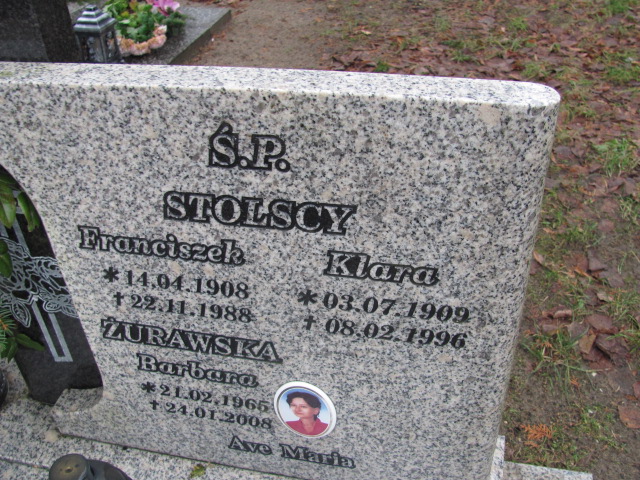 Barbara Żurawska 1965 Tczew - Grobonet - Wyszukiwarka osób pochowanych