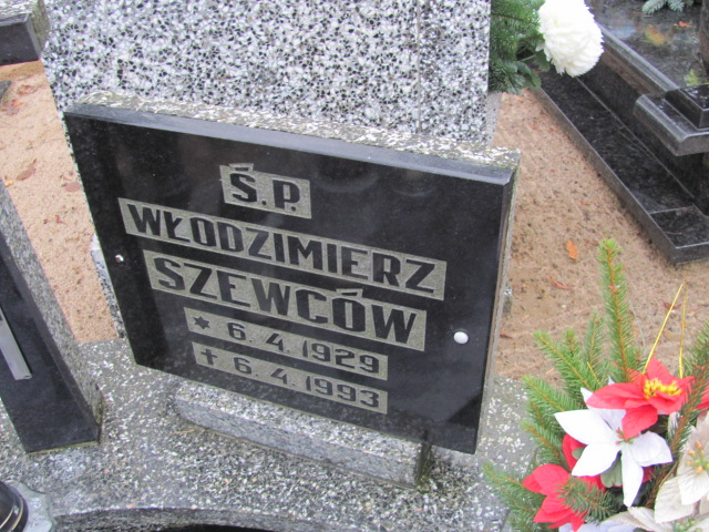 Włodzimierz SZEWCÓW 1929 Tczew - Grobonet - Wyszukiwarka osób pochowanych