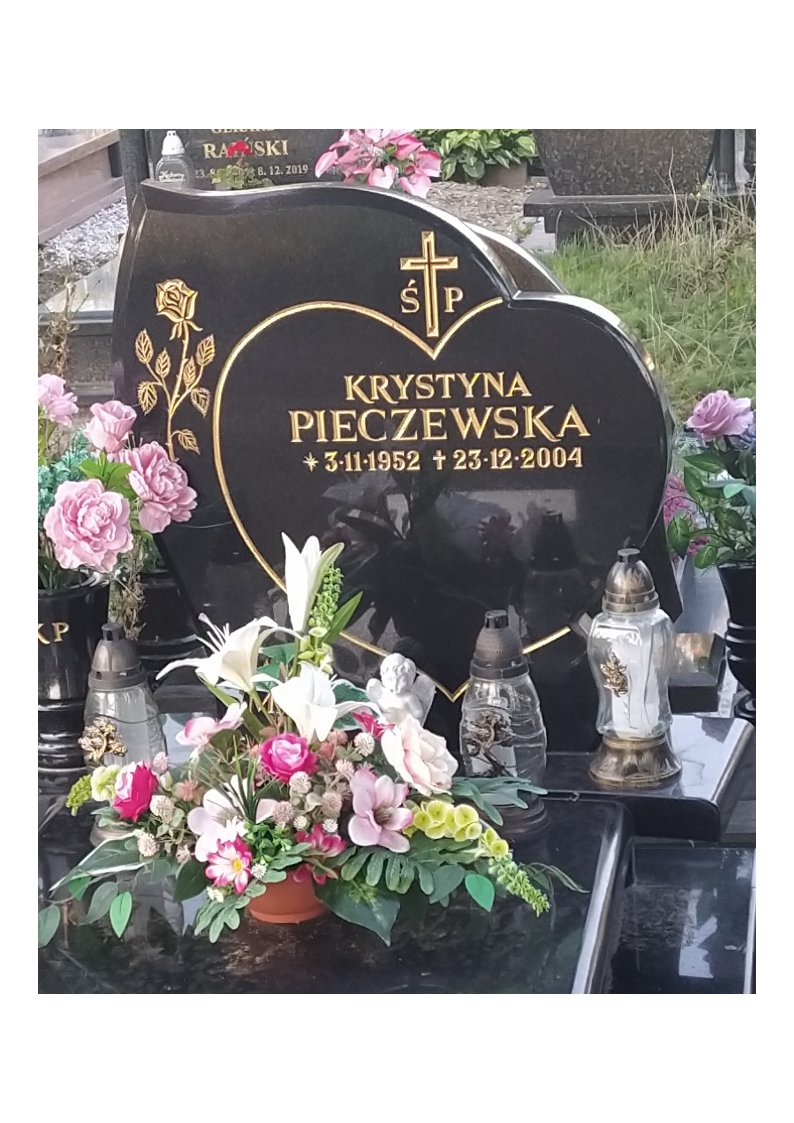 Krystyna PIECZEWSKA 1952 Tczew - Grobonet - Wyszukiwarka osób pochowanych