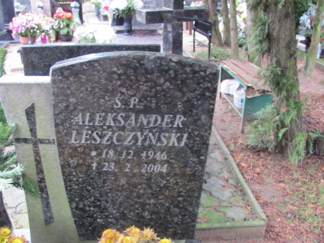 Aleksander LESZCZYŃSKI 1946 Tczew - Grobonet - Wyszukiwarka osób pochowanych