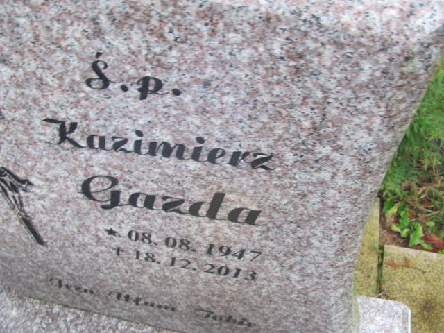 Kazimierz Gazda  1947 Tczew - Grobonet - Wyszukiwarka osób pochowanych
