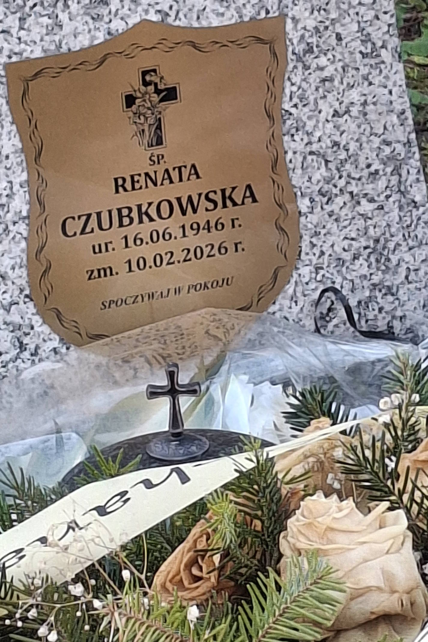 Renata CZUBKOWSKA 1946 Tczew - Grobonet - Wyszukiwarka osób pochowanych