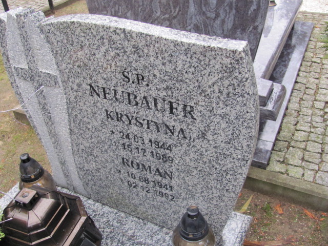 Krystyna NEUBAUER 1944 Tczew - Grobonet - Wyszukiwarka osób pochowanych