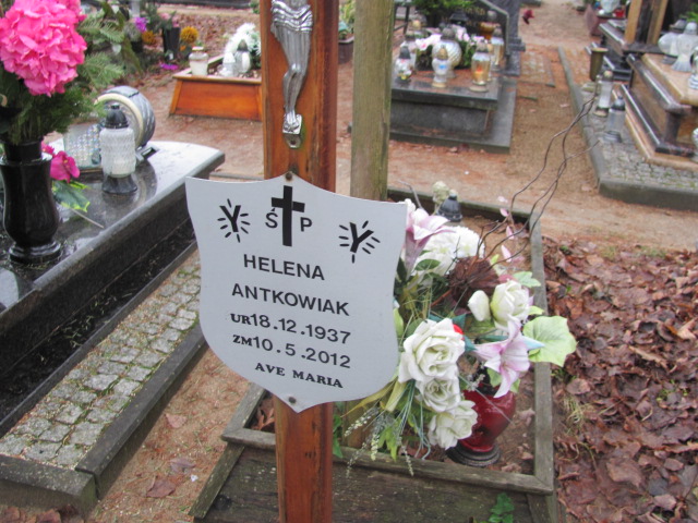 Helena Antkowiak 1937 Tczew - Grobonet - Wyszukiwarka osób pochowanych
