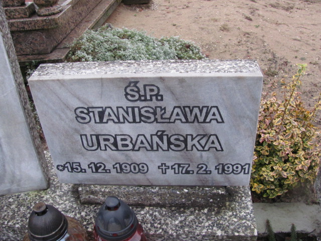 Stanisława URBAŃSKA 1909 Tczew - Grobonet - Wyszukiwarka osób pochowanych