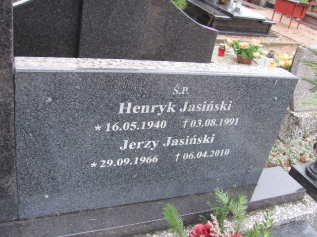 Jerzy Jasiński 1966 Tczew - Grobonet - Wyszukiwarka osób pochowanych