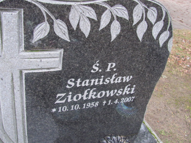 Stanisław Ziołkiwski 1958 Tczew - Grobonet - Wyszukiwarka osób pochowanych