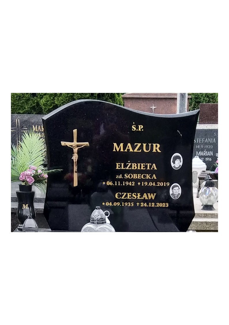 Elżbieta MAZUR 1942 Tczew - Grobonet - Wyszukiwarka osób pochowanych
