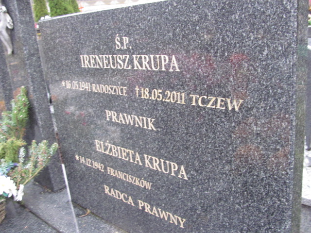 Ireneusz KRUPA 1941 Tczew - Grobonet - Wyszukiwarka osób pochowanych