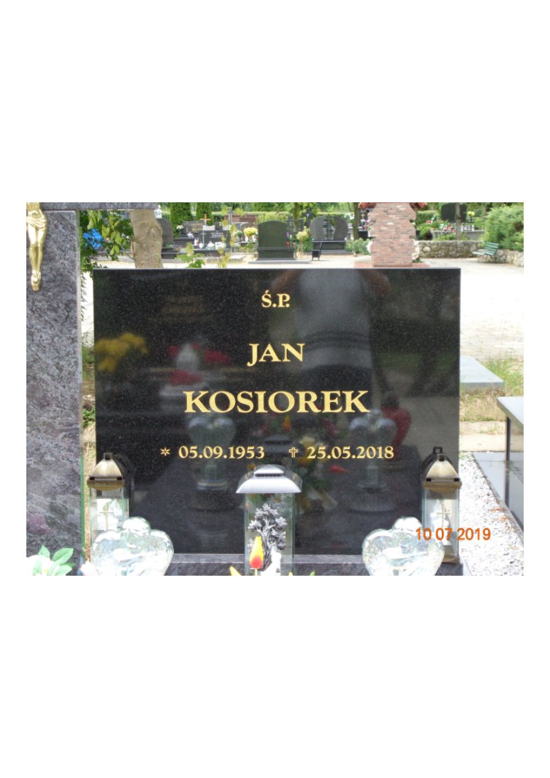 Jan KOSIOREK 1953 Tczew - Grobonet - Wyszukiwarka osób pochowanych