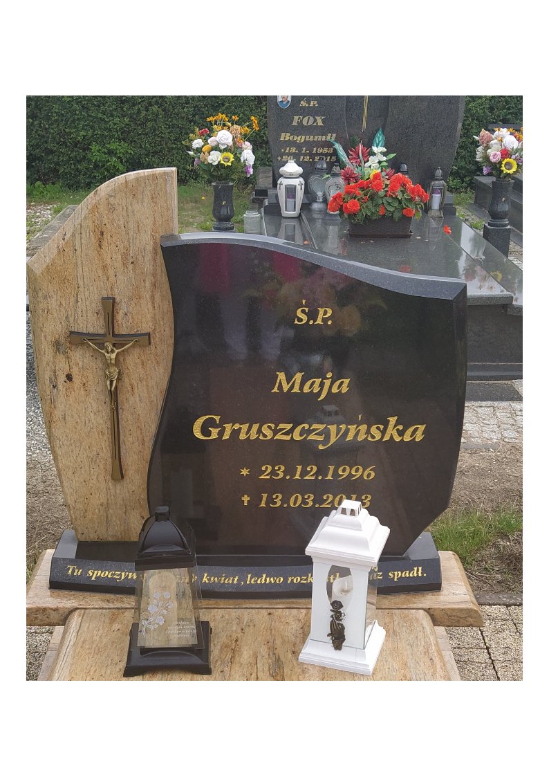 Maja GRUSZCZYŃSKA 1996 Tczew - Grobonet - Wyszukiwarka osób pochowanych