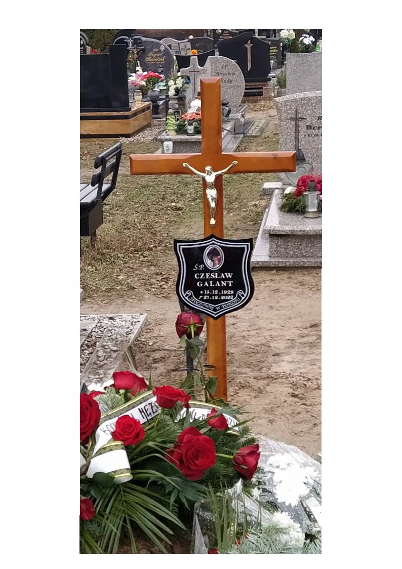 Czesław GALANT 1929 Tczew - Grobonet - Wyszukiwarka osób pochowanych