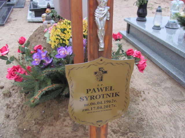 Paweł Syrotnik 1962 Tczew - Grobonet - Wyszukiwarka osób pochowanych