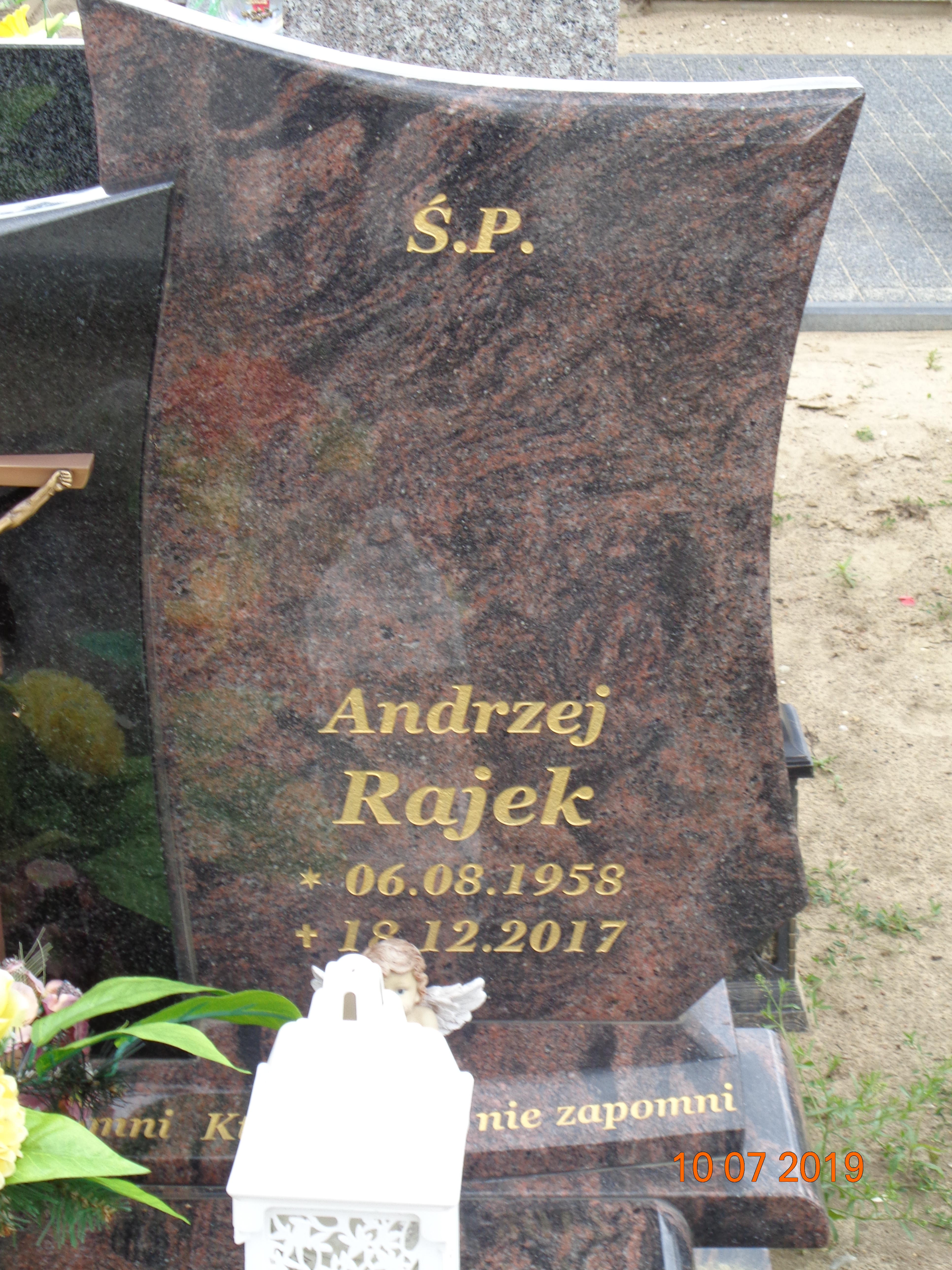 Andrzej RAJEK 1958 Tczew - Grobonet - Wyszukiwarka osób pochowanych