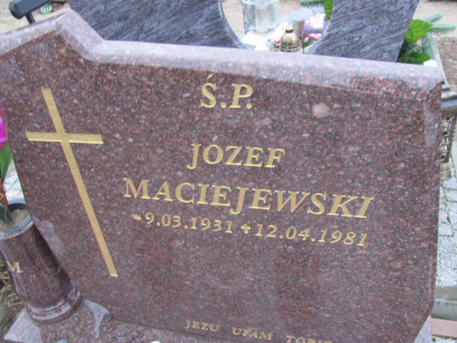 Wiktoria MACIEJEWSKA 1931 Tczew - Grobonet - Wyszukiwarka osób pochowanych