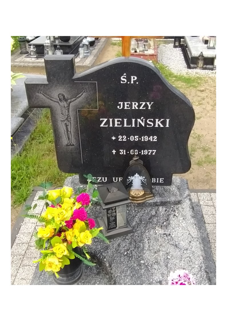 Jerzy ZIELIŃSKI 1942 Tczew - Grobonet - Wyszukiwarka osób pochowanych