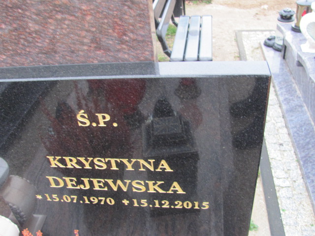 Krystyna Dejewska 1970 Tczew - Grobonet - Wyszukiwarka osób pochowanych