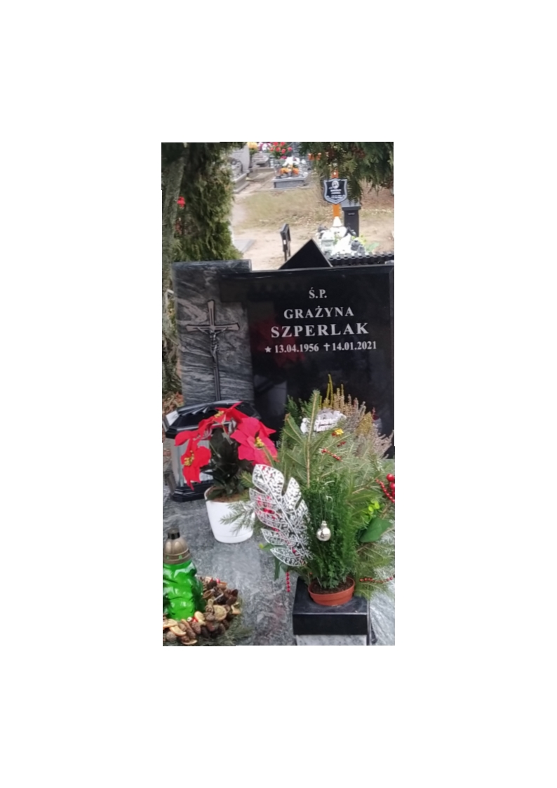 Grób GRAŻYNA SZPERLAK