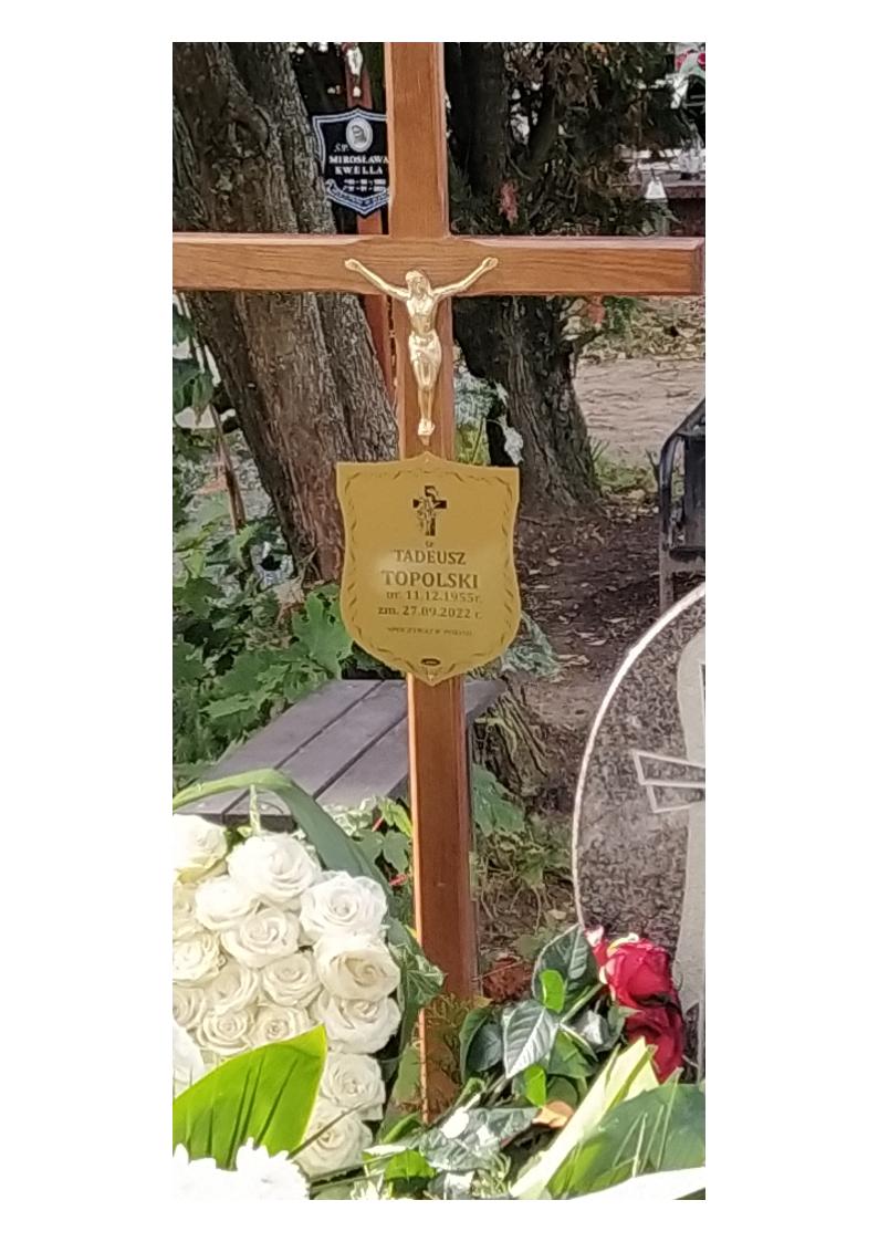 Tadeusz TOPOLSKI 1955 Tczew - Grobonet - Wyszukiwarka osób pochowanych