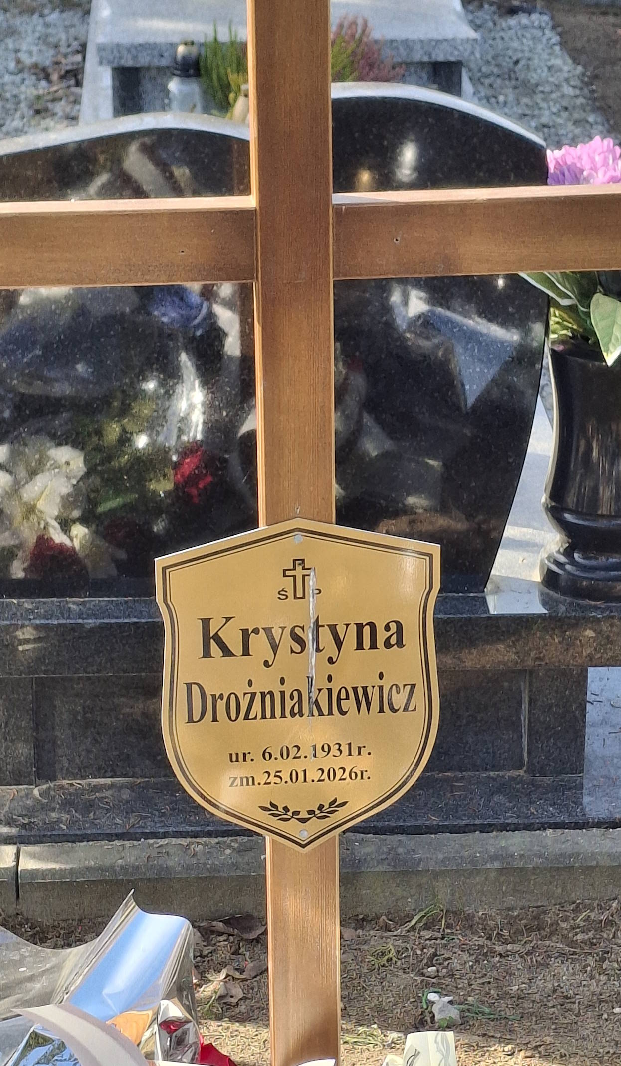 Krystyna DROŻNIAKIEWICZ 1931 Tczew - Grobonet - Wyszukiwarka osób pochowanych