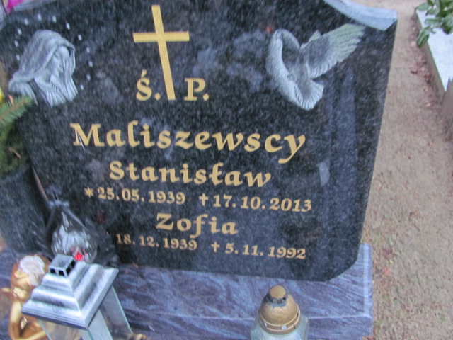 Zofia MALISZEWSKA 1939 Tczew - Grobonet - Wyszukiwarka osób pochowanych