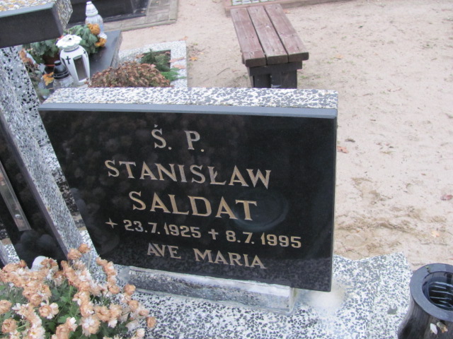 Stanisław SALDAT 1925 Tczew - Grobonet - Wyszukiwarka osób pochowanych
