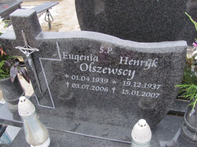 Eugenia OLSZEWSKA 1939 Tczew - Grobonet - Wyszukiwarka osób pochowanych