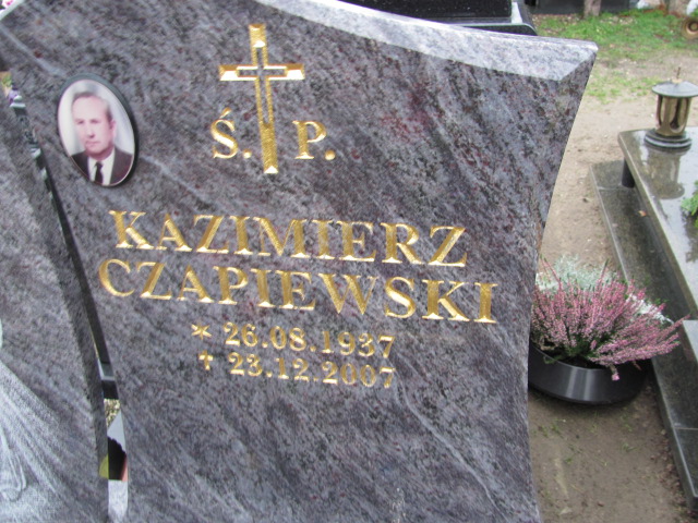 Kazimierz Czapiewski 1937 Tczew - Grobonet - Wyszukiwarka osób pochowanych