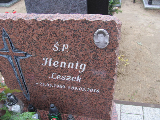 Leszek Hennig 1969 Tczew - Grobonet - Wyszukiwarka osób pochowanych
