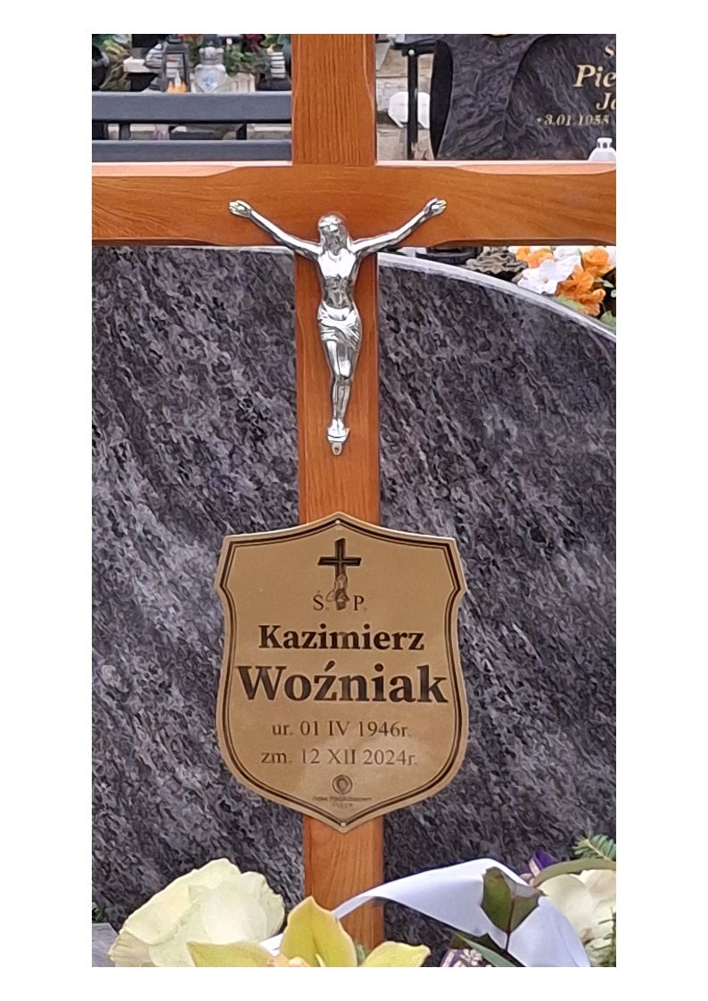Kazimierz WOŹNIAK 1946 Tczew - Grobonet - Wyszukiwarka osób pochowanych