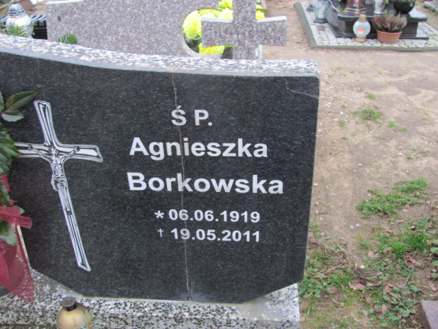 Agnieszka Borkowska  1919 Tczew - Grobonet - Wyszukiwarka osób pochowanych