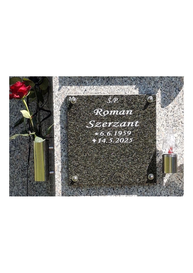 Roman SZERZANT 1959 Tczew - Grobonet - Wyszukiwarka osób pochowanych