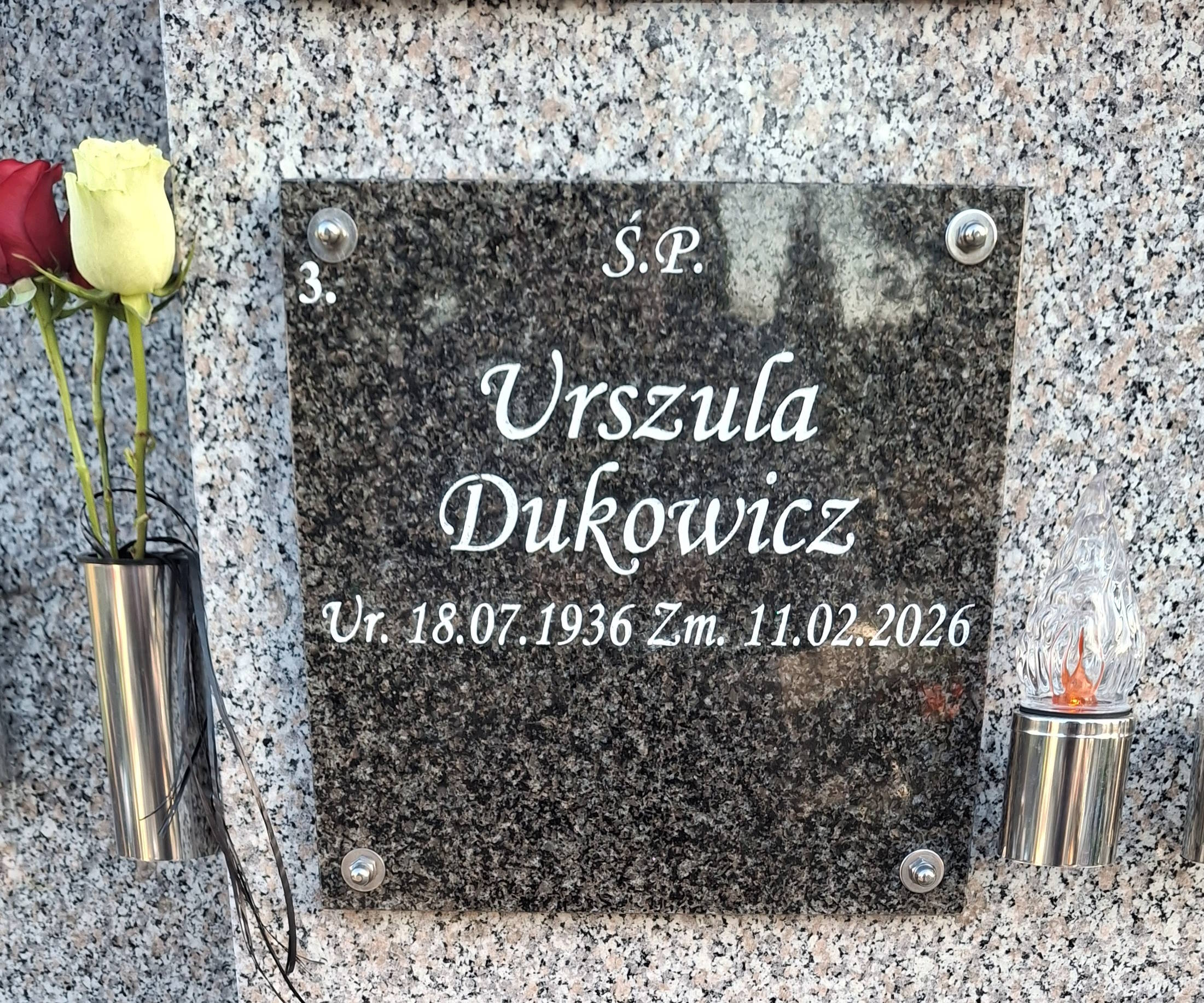 Urszula DUKOWICZ 1936 Tczew - Grobonet - Wyszukiwarka osób pochowanych