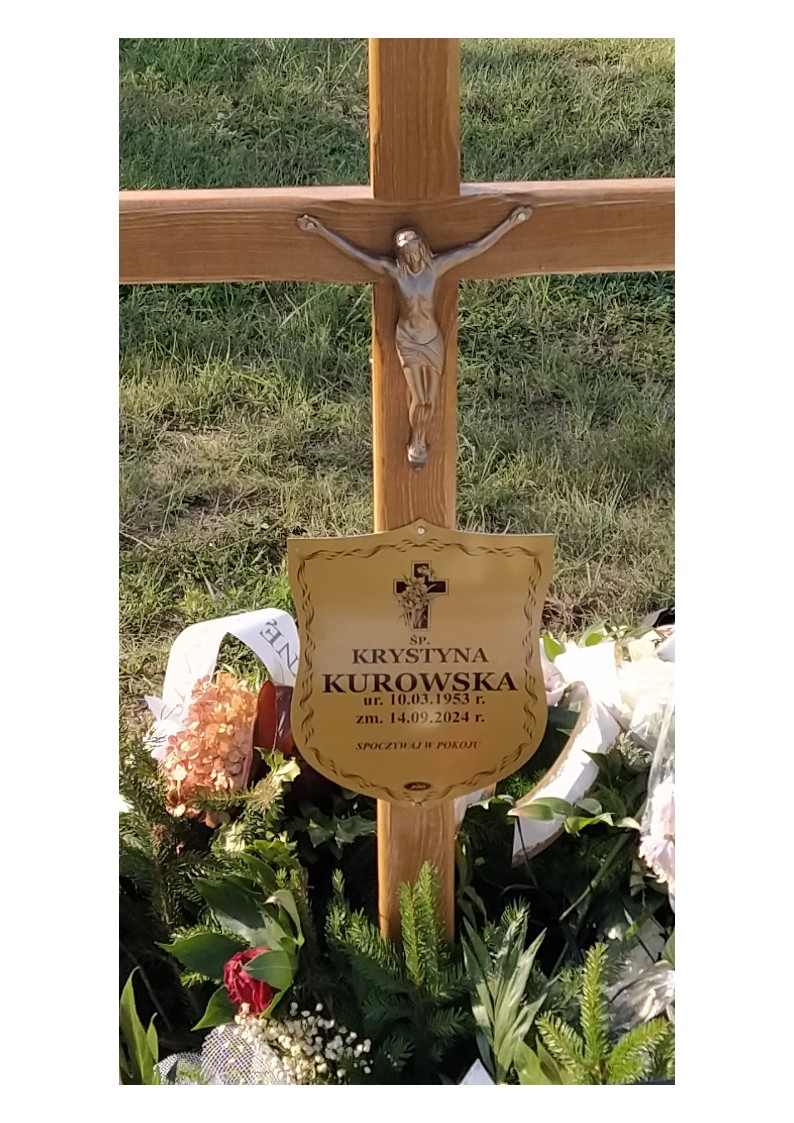 Krystyna KUROWSKA 1953 Tczew - Grobonet - Wyszukiwarka osób pochowanych